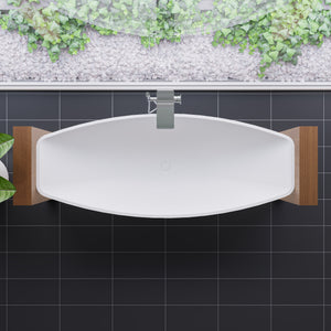 Hammock Tub 79 Inch White Acrylic Suspended Wall Mounted Hammock Bathtub