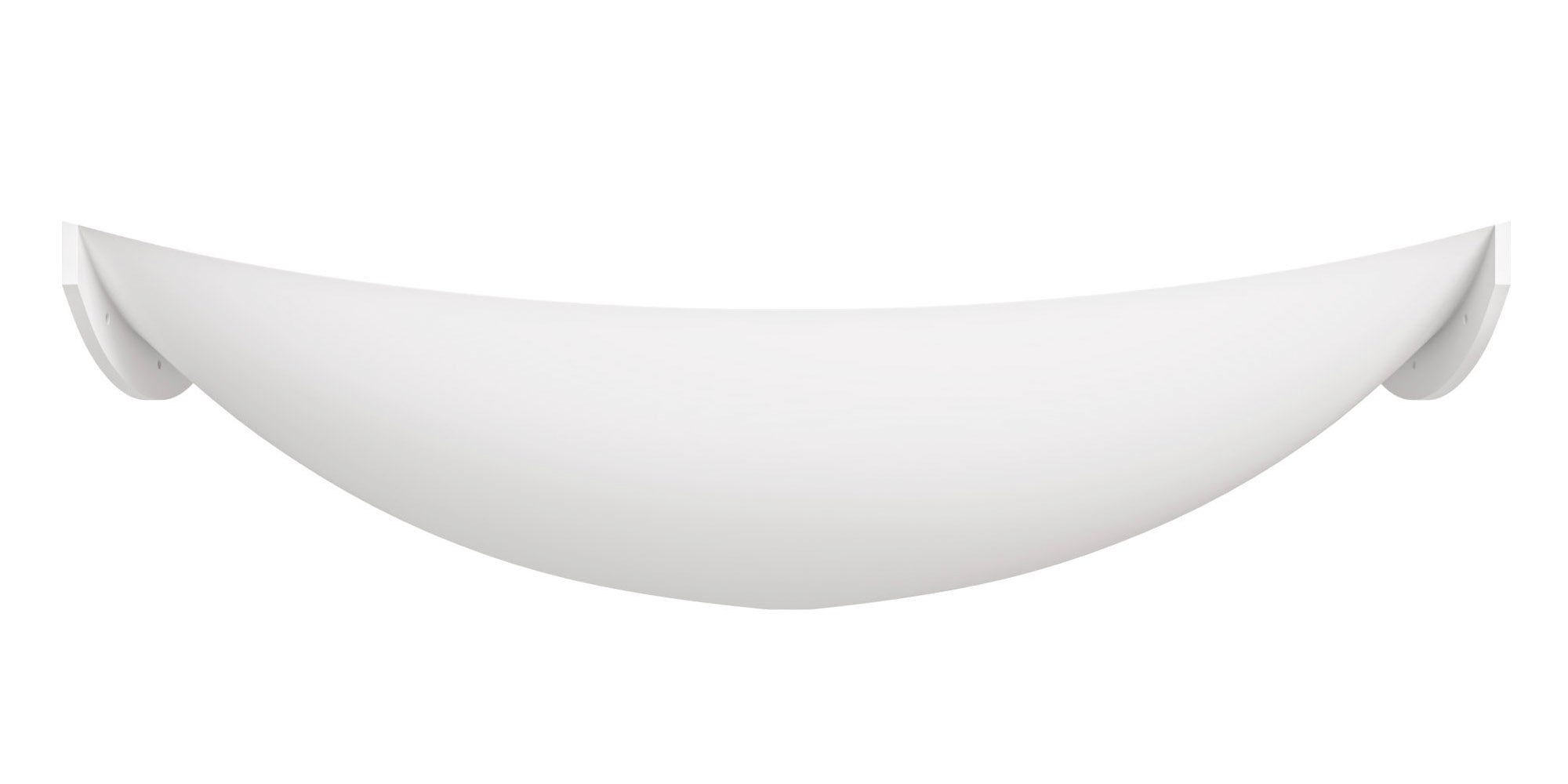 White Matte 71 Inch Solid Surface Resin Suspended Wall Mounted Hammock Bathtub ALFI Brand (HammockTub2-WM)