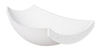 White Matte 71 Inch Solid Surface Resin Suspended Wall Mounted Hammock Bathtub ALFI Brand (HammockTub2-WM)
