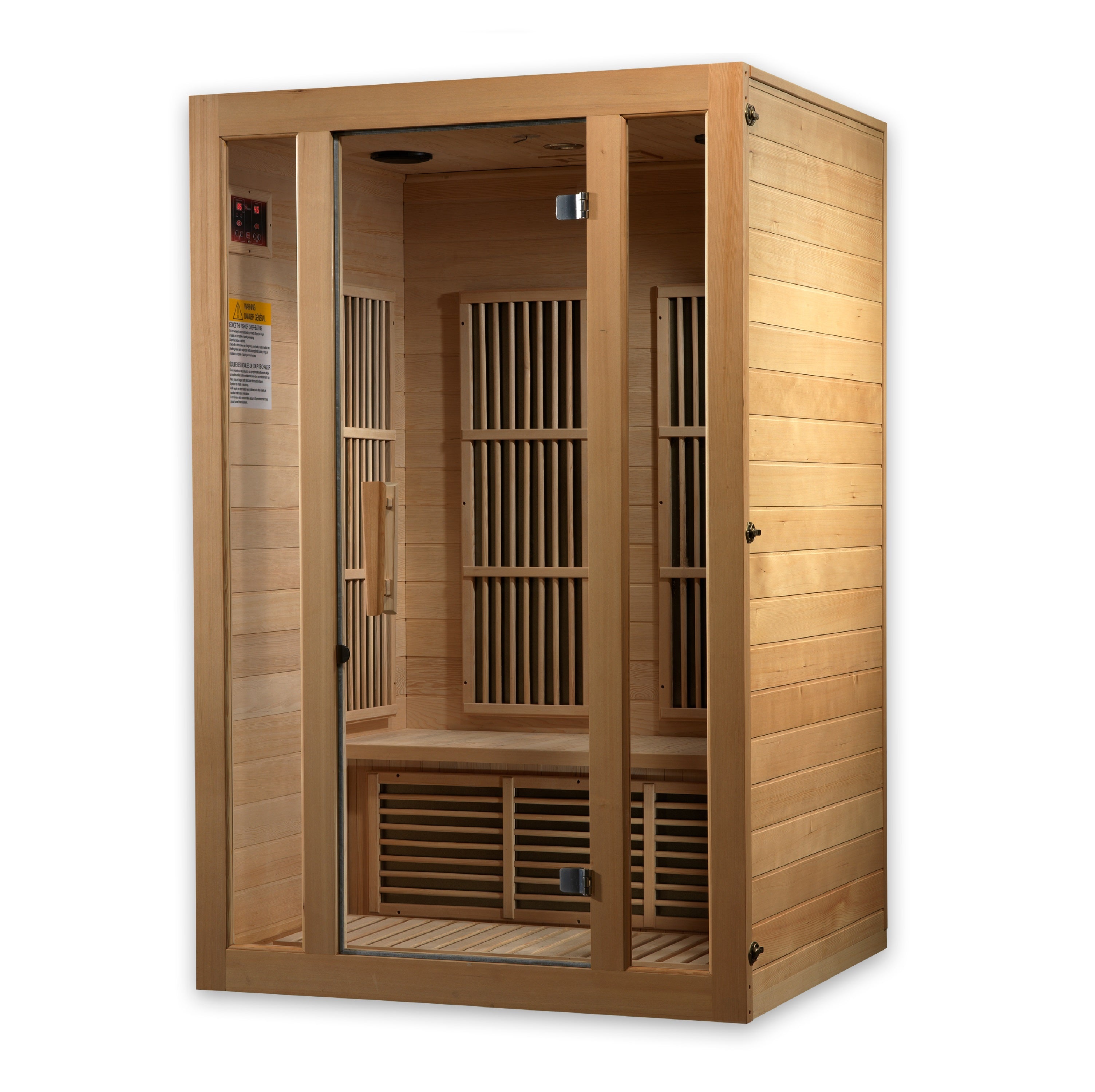 Maxxus "Seattle" FAR Infrared Sauna Low EMF with Hemlock Wood