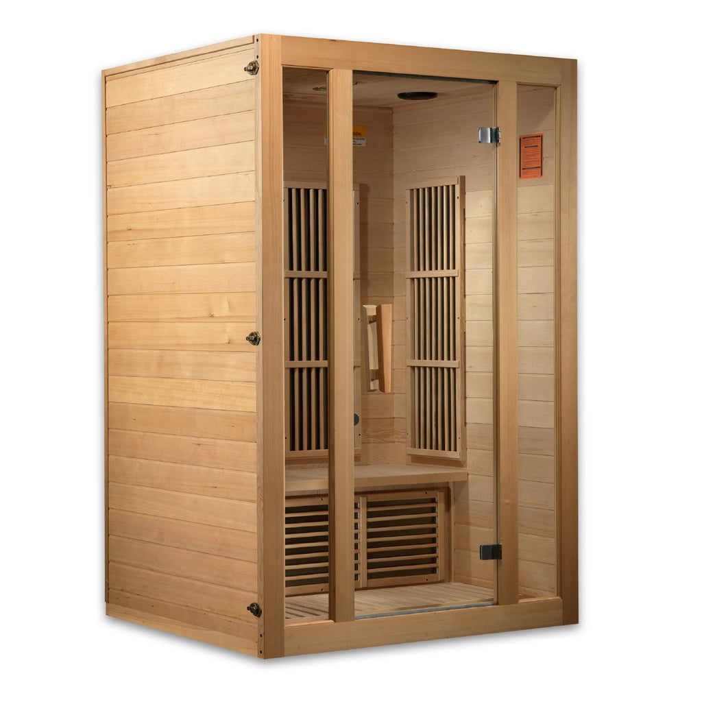 Maxxus "Seattle" FAR Infrared Sauna Low EMF with Hemlock Wood