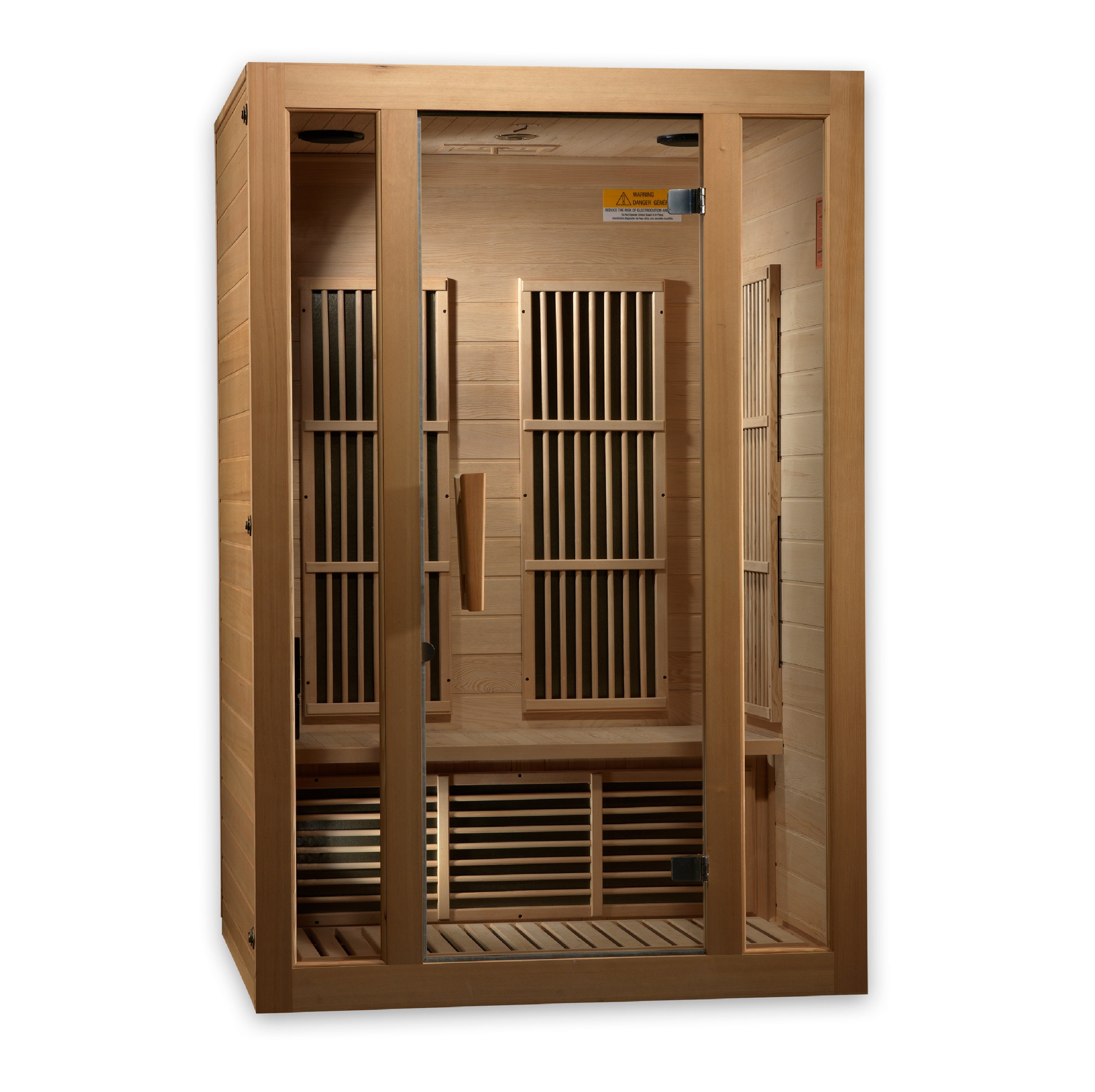 Maxxus "Seattle" FAR Infrared Sauna Low EMF with Hemlock Wood