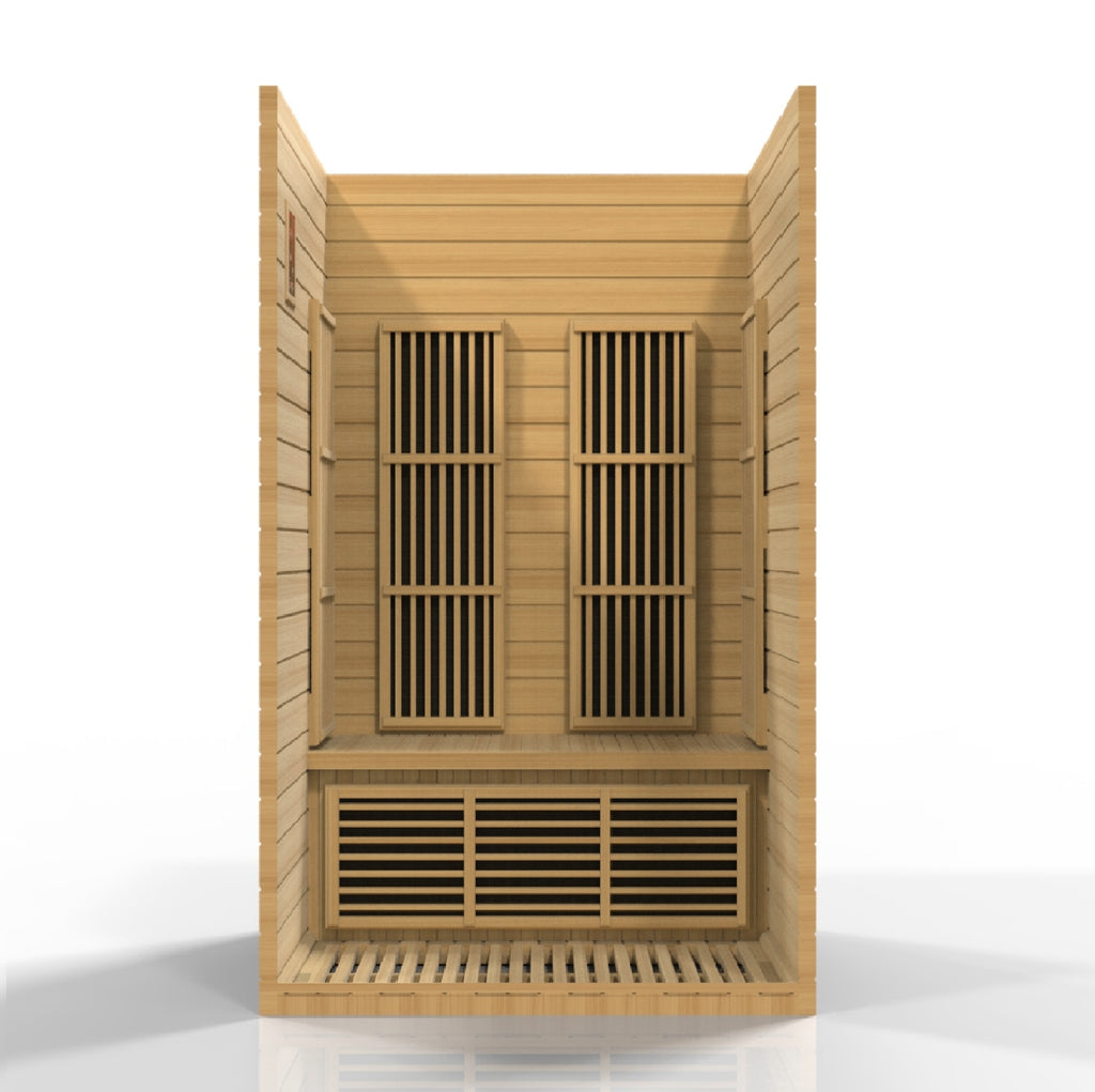 Maxxus "Seattle" FAR Infrared Sauna Low EMF with Hemlock Wood