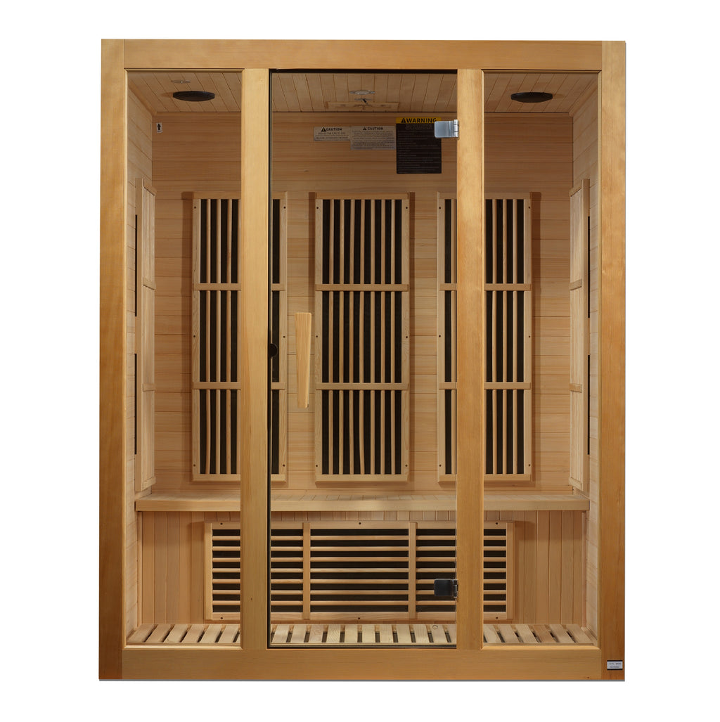Maxxus "Bellevue" FAR Infrared Sauna Low EMF with Hemlock Wood