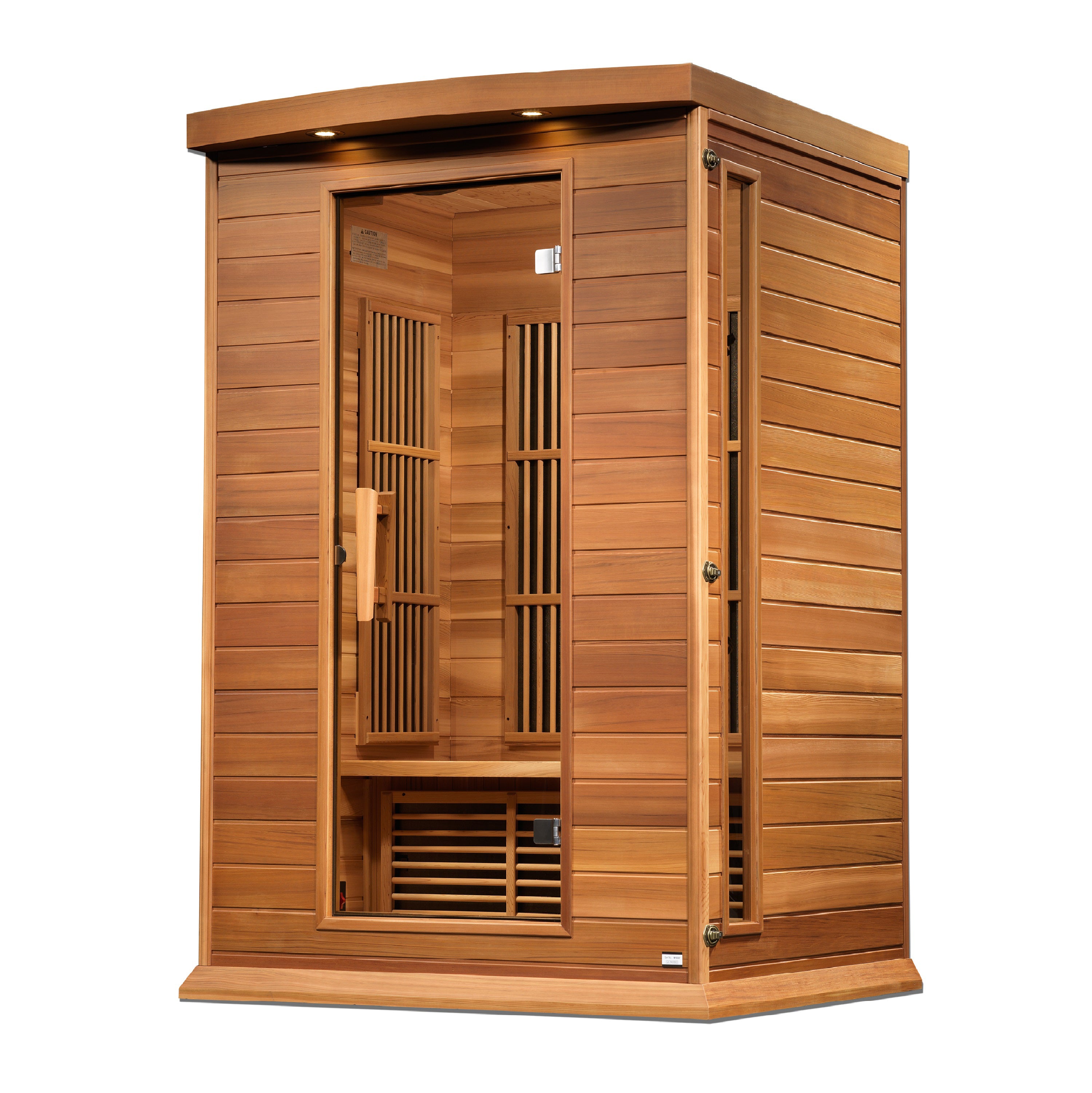 Maxxus 2-Person Near Zero EMF FAR Infrared Sauna (Canadian Red Cedar)