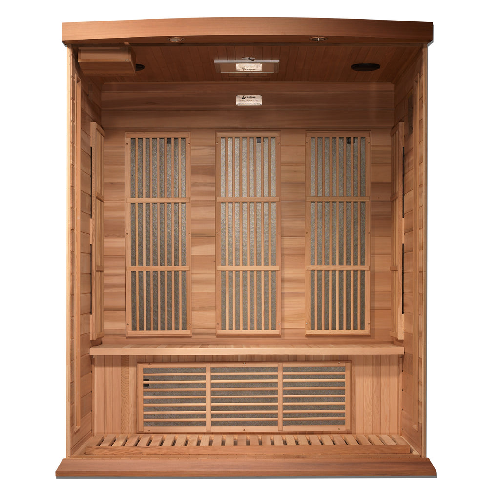 Maxxus FAR Infrared Sauna Near Zero EMF with Red Cedar Wood