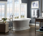 Carrington 7240C Acrylic Drop-in Front-Center Drain Air Massage Bathtub