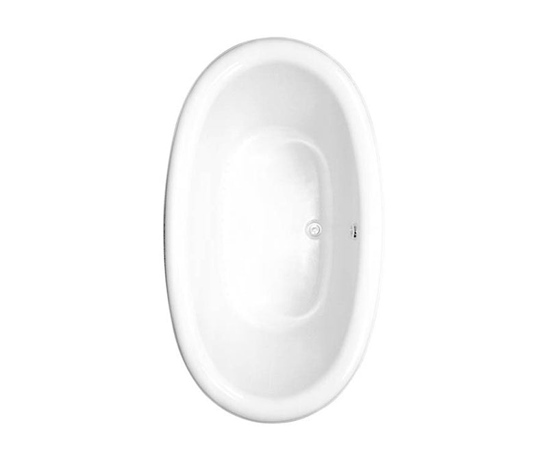 Carrington 7240C Acrylic Drop-in Front-Center Drain Air Massage Bathtub
