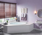 Hanna 7240C Acrylic Drop-in Front-Center Drain DriftBath™ Bathtub
