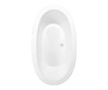 Hanna 7240C Acrylic Drop-in Front-Center Drain DriftBath™ Bathtub