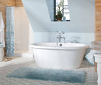 Hanna 7240CF Acrylic Freestanding Front-Center Drain Air Massage Bathtub