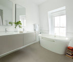 Hanna 7240CF Acrylic Freestanding Front-Center Drain Air Massage Bathtub