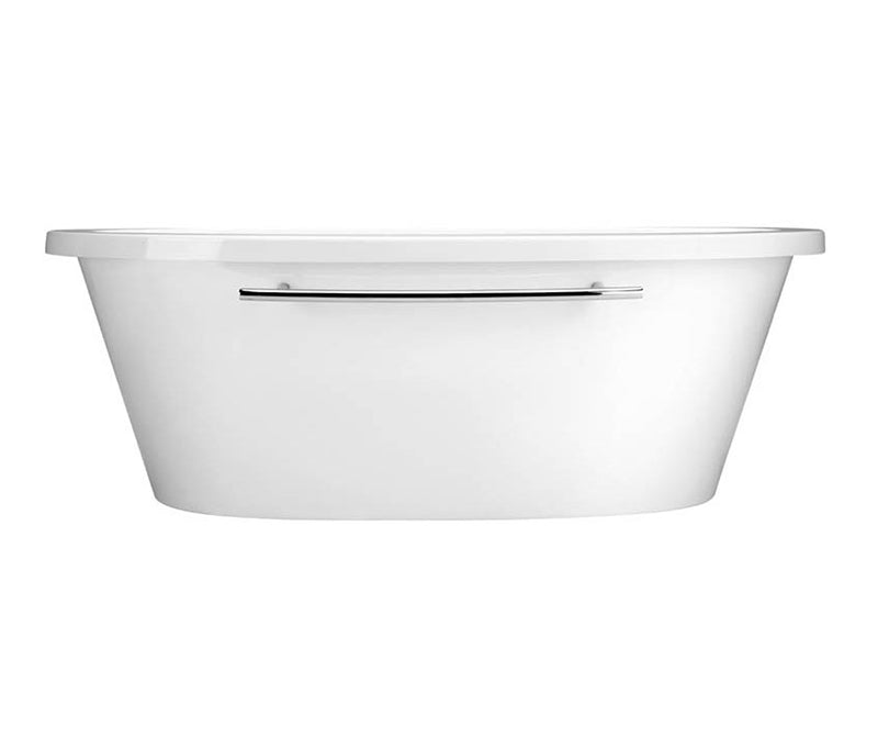 Hanna 7240CF Acrylic Freestanding Front-Center Drain Air Massage Bathtub