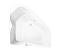 Portland 6060 Acrylic Corner Front-Center Drain DriftBath™ Bathtub