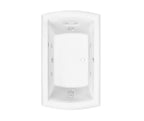 Riviera Motif (72 x 42) Acrylic Drop-in Front-Center Drain Combined Whirlpool and Air Massage Bathtub
