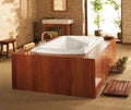 Riviera Motif (72 x 42) Acrylic Drop-in Front-Center Drain Combined Whirlpool and Air Massage Bathtub