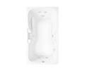 South Padre (66 x 36) Acrylic Drop-in Universal Drain Combined Whirlpool and Air Massage Bathtub