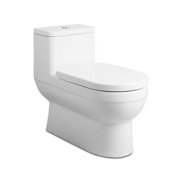 AXENT Dune II One-Piece Toilet Bowl (12 inch/White)