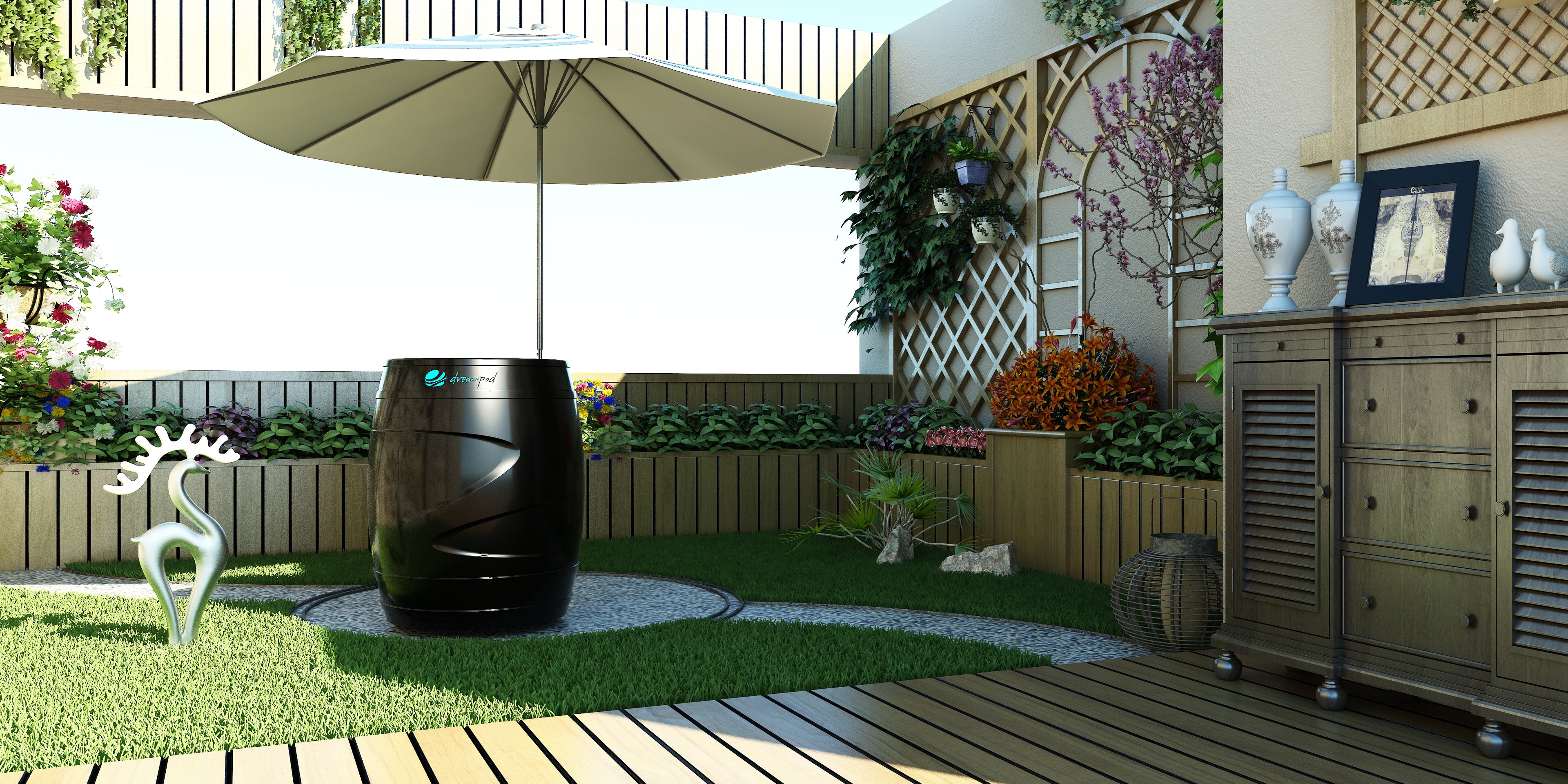 Cold Plunge Barrel with Chiller - Dreampod