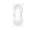 Castaway (72 x 36) Acrylic Drop-in Front-Center Drain Whirlpool Bathtub