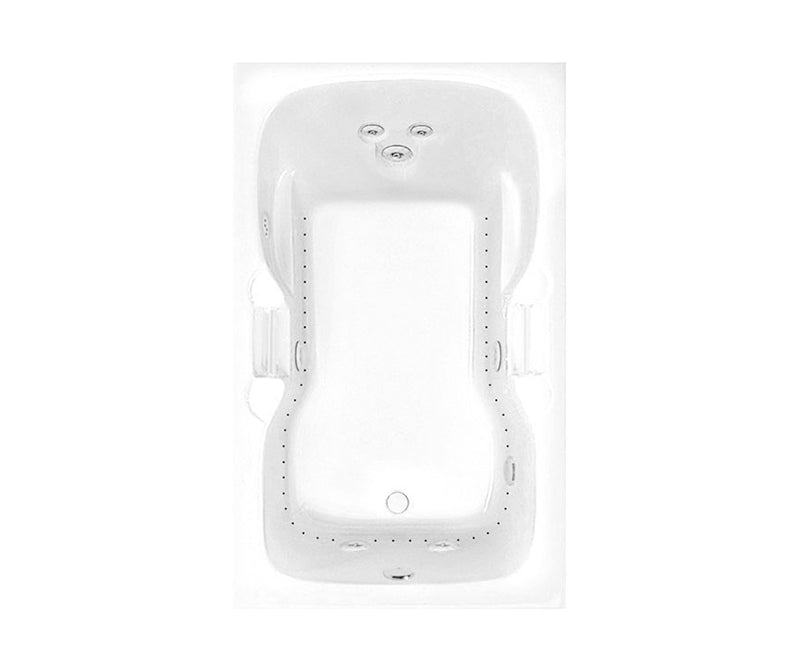 Daytona (72 x 36) Acrylic Drop-in Universal Drain Combined Whirlpool and Air Massage Bathtub