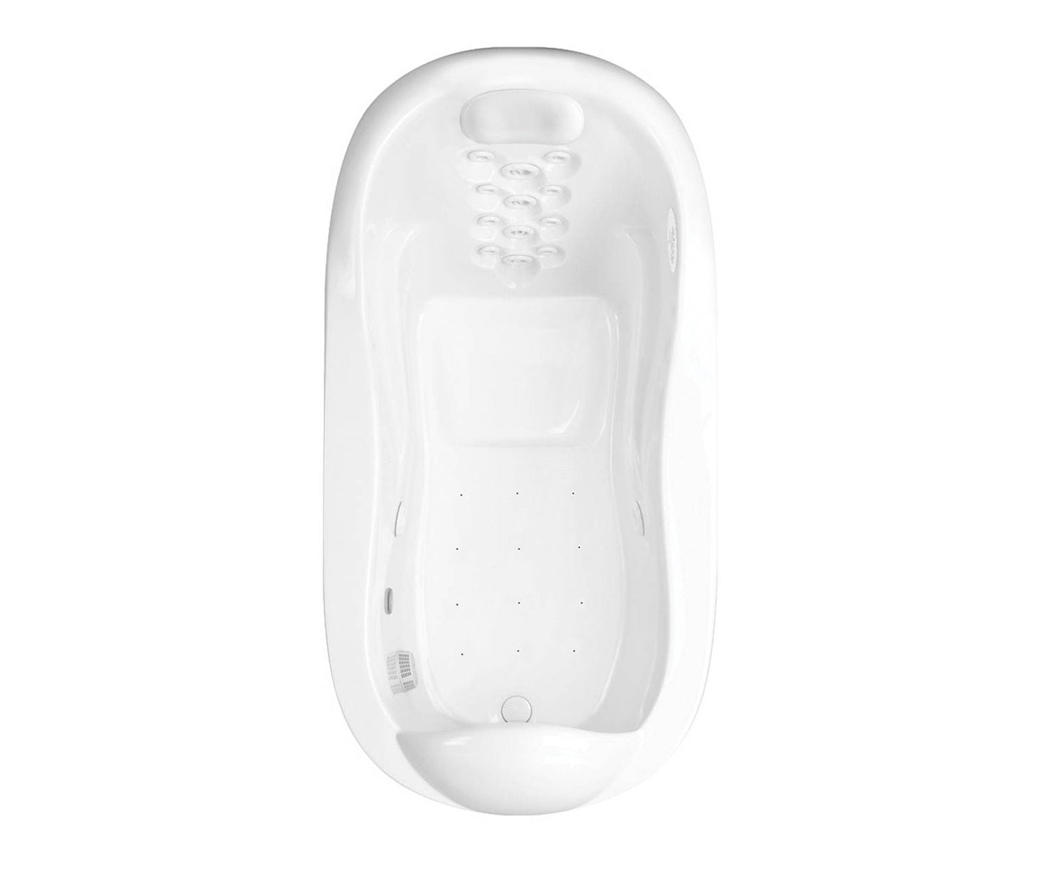 Infinity 2 (70 x 35) Acrylic Drop-in Universal Drain Combined Whirlpool and Air Massage Bathtub