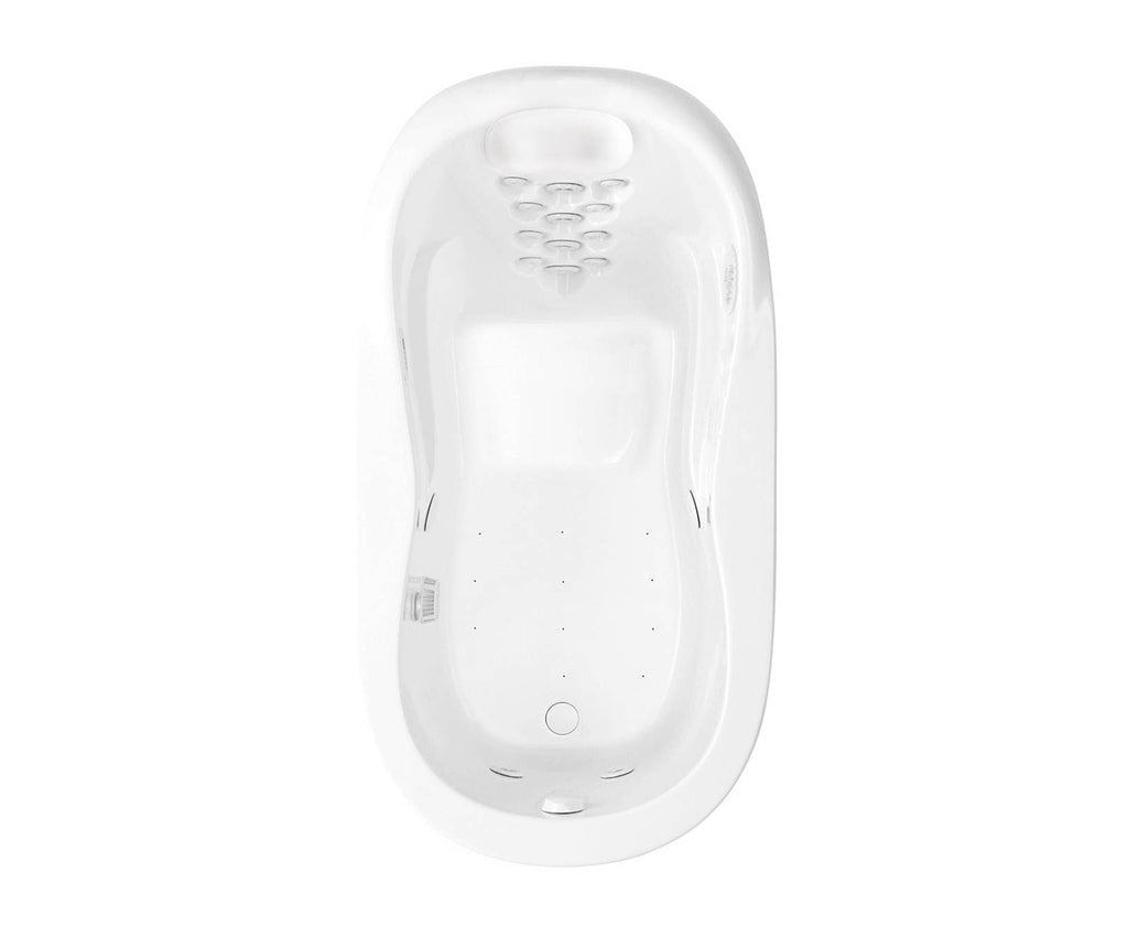 Infinity 9 (66 x 35) Acrylic Drop-in Universal Drain Combined Whirlpool and Air Massage Bathtub